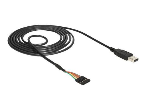 [83785] Delock USB Stecker > TTL 6 Pin Pinheader Buchse