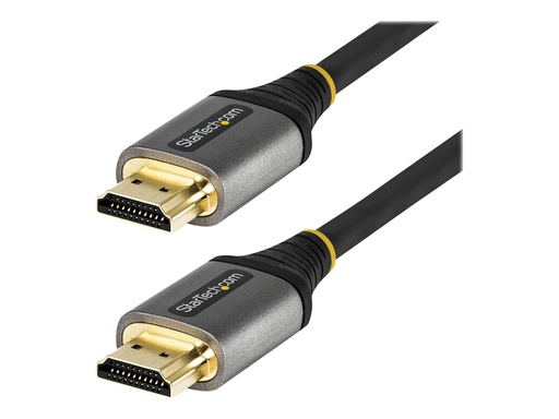 [HDMM21V50CM] StarTech.com Startech 50 cm 8K HDMI 2.1 Kabel - 8K 60Hz/4K 120Hz HDR10+ eARC - Ultra High Speed - HDMI-Kabel - HDMI männlich zu HDMI männlich - 50 cm - abgeschirmt - Grau, Schwarz - passiv, 4K120Hz Unterstützung, 8K60Hz (7680 x 4320)
