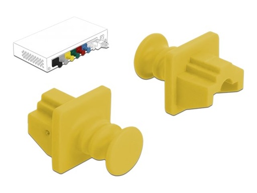 [86511] Delock Schutzumschlag - Gelb (Packung mit 10)