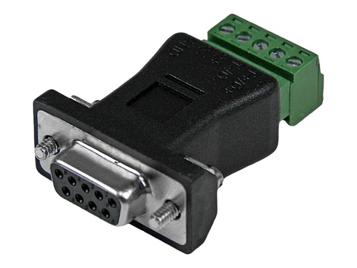 [DB92422] StarTech.com RS422 RS485 Seriell DB9 auf Klemmleiste - Serieller Adapter - 5-poliger Anschlussblock zu DB-9 (M)
