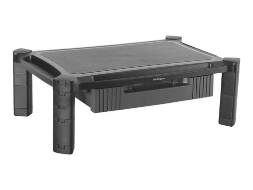 [MONSTADJDL] StarTech.com Startech Monitor Ständer mit Schublade - Höhenverstellbar - Groß: 50cm - Computer Monitorständer bis zu 32 Zoll - Aufstellung (Gestelloberfläche, 8 kleine Steigleitungen, 4 große Steigleitungen)