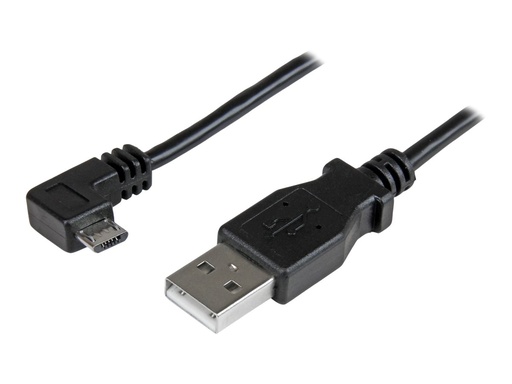 [USBAUB50CMRA] StarTech.com StarTech Micro USB Lade- und Sync-Kabel St/St - Rechts gewinkelt Micro-USB - 0,5m - USB-Kabel - Micro-USB Typ B (M)