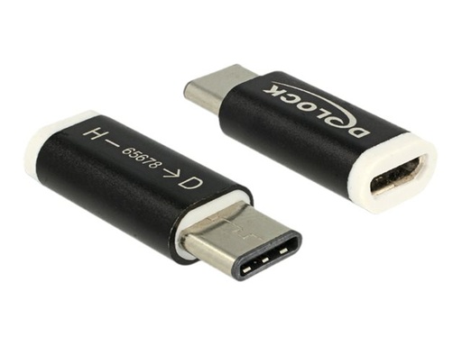 [65678] Delock USB-Adapter - USB-C (M) zu Micro-USB Typ B (W)