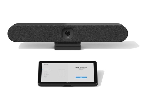 [991-000480] Logitech Tap IP Appliance Room Solutions Huddle + Small Rooms - Kit für Videokonferenzen (Logitech Tap IP, Logitech Rally Bar Huddle)