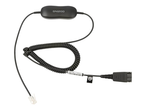 [88011-99] Jabra GN1200 CC - Headset-Kabel - Quick Disconnect Stecker zu RJ-9 männlich