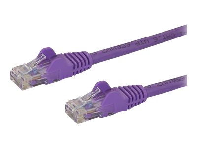 [N6PATC7MPL] StarTech.com Startech 7m CAT6 Ethernet Cable, 10 Gigabit Snagless RJ45 650MHz 100W PoE Patch Cord, CAT 6 10GbE UTP Network Cable w/Strain Relief, Purple, Wiring is UL Certified/TIA - Category 6 - 24AWG (N6PATC7MPL)