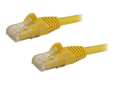 [N6PATC5MYL] StarTech.com 5m CAT6 Ethernet Cable, 10 Gigabit Snagless RJ45 650MHz 100W PoE Patch Cord, CAT 6 10GbE UTP Network Cable w/Strain Relief, Yellow, Wiring is UL Certified/TIA - Category 6 - 24AWG (N6PATC5MYL)