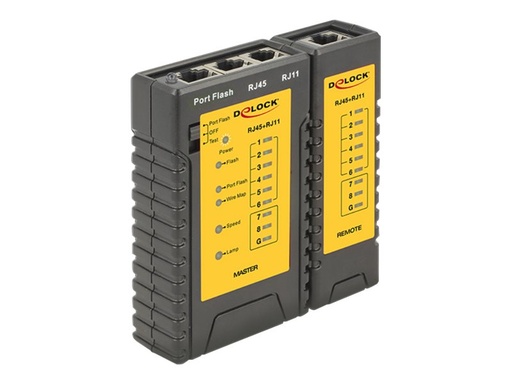 [86407] Delock Cable Tester + Portfinder - Netzwerktester-Set