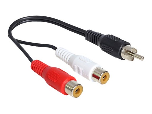 [84493] Delock Audio-Adapter - RCA männlich zu RCA