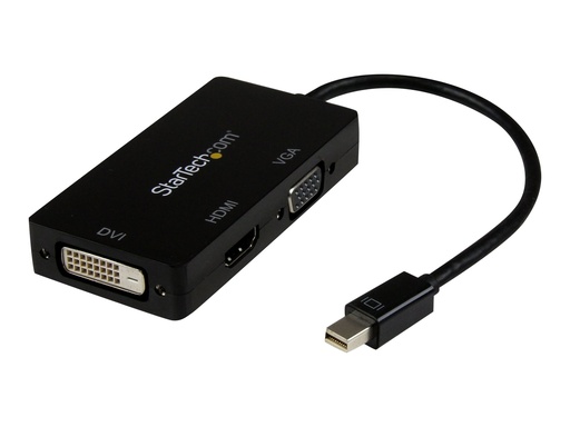 [MDP2VGDVHD] StarTech.com 3 in 1 Mini DisplayPort Adapter - 1080p - Mini DP / Thunderbolt to HDMI / VGA / DVI Splitter for Your Monitor (MDP2VGDVHD)