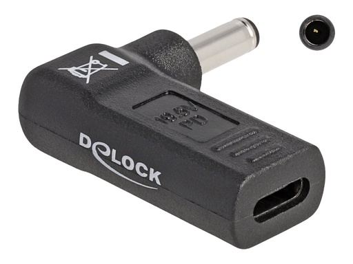 [60007] Delock Netzteil - 24 pin USB-C (W) zu Gleichstromstecker 4,5 x 3,0 mm (M)