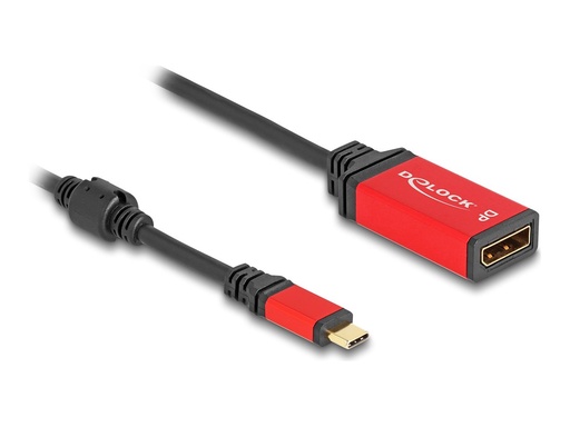 [60052] Delock Adapterkabel - 24 pin USB-C (M) zu DisplayPort (W)