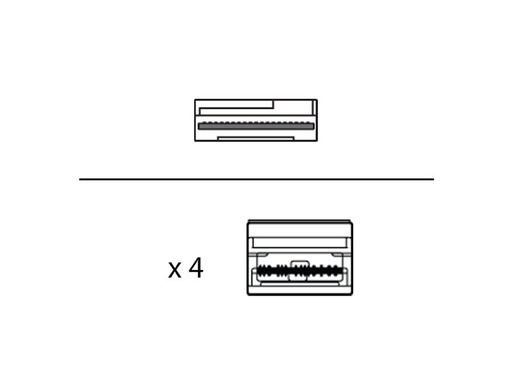 [QDD-4X100G-2M] Juniper 400GBase Direktanschlusskabel