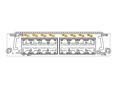 [SRX-GP-16GE-POE] Juniper Erweiterungsmodul - Gigabit Ethernet x 16