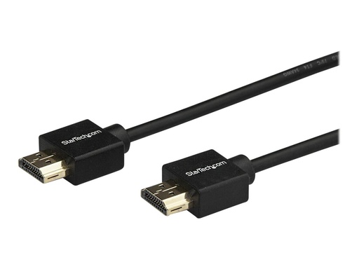[HDMM2MLP] StarTech.com Startech 2 m HDMI 2.0 Kabel, 4K 60Hz Premium zertifiziertes Hochgeschwindigkeits HDMI Kabel mit Ethernet, Ultra HD HDMI Kabel, Kabel für Fernsehgerät/Monitor/Laptop/PC, HDMI auf HDMI (HDMM2MLP)
