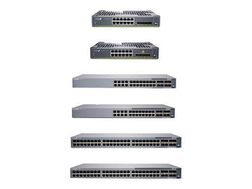 [EX4100-F-12T] Juniper EX Series EX4100-F-12T - Switch - L3 - managed - 12 x 10/100/1000Base-T + 4 x 10 Gigabit (Uplink)