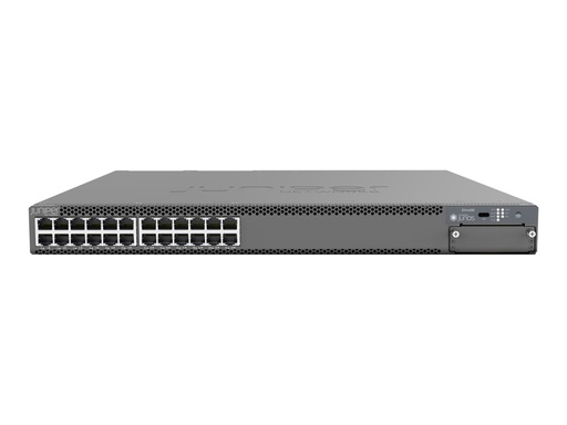 [EX4400-24T-DC-TAA] Juniper EX Series EX4400-24T-DC - Switch - L3 - managed - 24 x 10/100/1000 + 2 x 100 Gigabit (Uplink / Stacking)