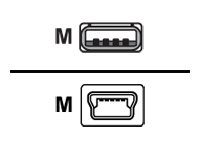 [EX-CBL-CON-USB] Juniper USB-Kabel - USB (M) zu Mini-USB, Typ B (M)