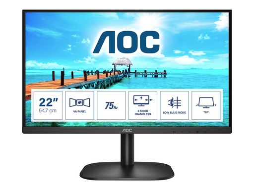 [22B2H] AOC 22B2H/EU - LED-Monitor - 55 cm (22") (21.5" sichtbar)