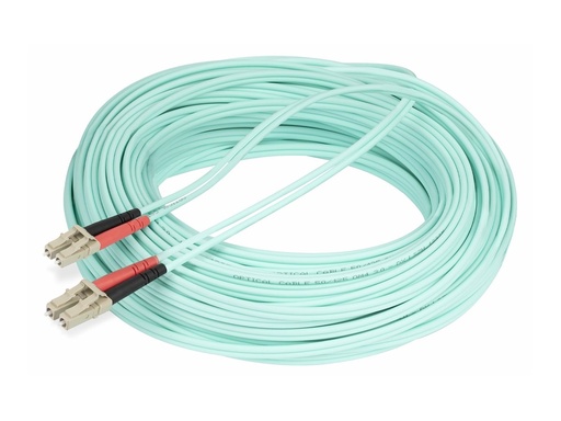 [450FBLCLC20] StarTech.com 20m OM4 LWL Patchkabel LC auf LC, Multimode Glasfaserkabel - Patch-Kabel - LC/UPC Multi-Modus (M)