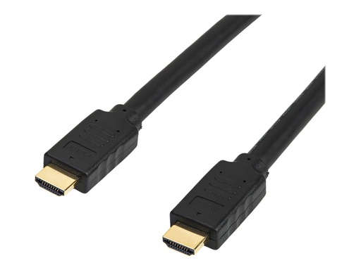 [HD2MM15MA] StarTech.com 15m(50ft) HDMI 2.0 Cable, 4K 60Hz Active HDMI Cable, CL2 Rated for In Wall Installation, Long Durable High Speed Ultra-HD HDMI Cable, HDR 10, 18Gbps, Male to Male Cord, Black - Al-Mylar EMI Shielding (HD2MM15MA)