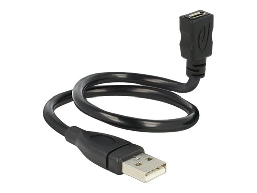 [83921] Delock ShapeCable - USB-Verlängerungskabel - Micro-USB Typ B (W)