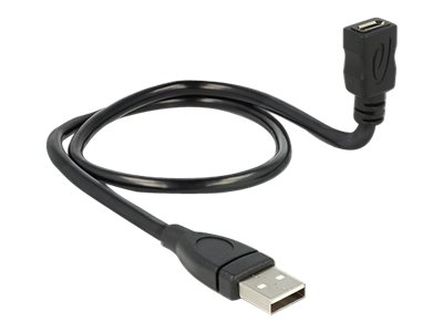 [83922] Delock ShapeCable - USB-Verlängerungskabel - Micro-USB Typ B (W)