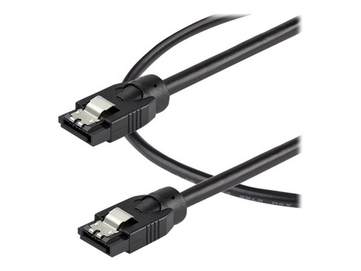[SATRD60CM] StarTech.com 0.6 m Round SATA Cable - Latching Connectors - 6Gbs SATA Cable - SATA-Kabel - Serial ATA 150/300/600 - SATA (R)