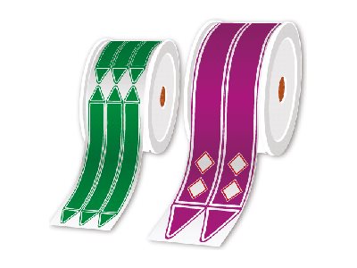 [LTZ13026FPIC] Brother Schwarz - 26 x 250 mm 351 Etikett(en) (1 Rolle(n)