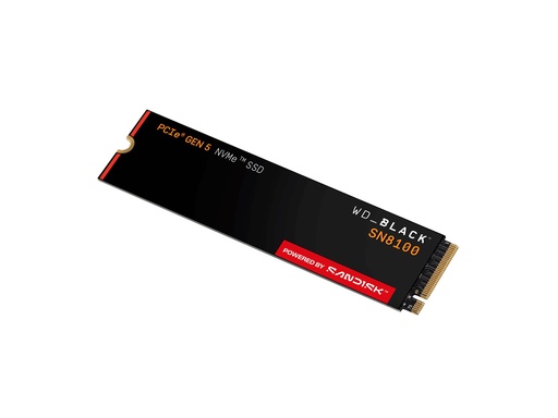 [WDS800T1X0M-00CMT0] WD Black SN8100 - SSD - verschlüsselt - 8 TB - intern - M.2 2280 - PCI Express 5.0 x4 (NVMe)