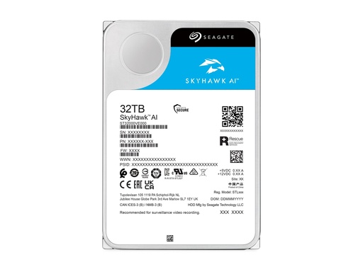 [ST32000VE000] Seagate SkyHawk AI - Festplatte - 32 TB - intern - 3.5" (8.9 cm)