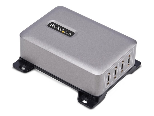[424DUK-USB-C-CHARGER] StarTech.com Startech 4-Port USB-C Charger, 240W Total, Single Port 140W EPR - Netzteil - mit Oberflächenmontagehalterung - 240 watt - 5 A - Power Delivery 3.1 - 4 Ausgabeanschlussstellen (USB-C)