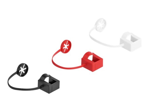 [66973] Delock Schutzumschlag - Schwarz, weiß, Rot (Packung mit 50)