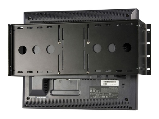 [RKLCDBK] StarTech.com Universal LCD Monitor Vesa Halterung für 19" Serverschrank / Rack - Befestigungskit - für LCD-Display - fester, kaltgepresster Stahl - Schwarz - Bildschirmgröße: 48.3 cm (19")