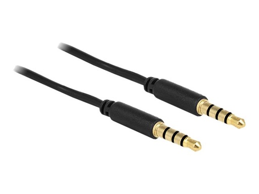 [83437] Delock Headset-Kabel - 4-poliger Mini-Stecker