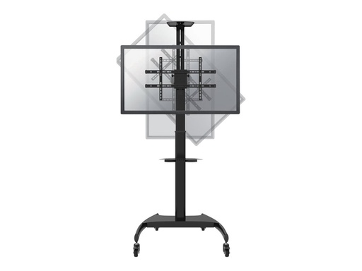 [PLASMA-M1900E] Neomounts PLASMA-M1900E - Wagen - für Flachbildschirm / AV-Ausrüstung - Schwarz - Bildschirmgröße: 94-177.8 cm (37"-70")