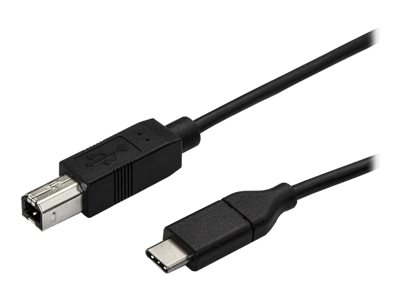 [USB2CB50CM] StarTech.com USB-C auf USB-B Druckerkabel - St/St - 0,5m - USB 2.0 - USB C zu USB B Kabel - USB Typ C Druckerkabel - USB-Kabel - 24 pin USB-C (M)