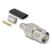 [91777] Delock TNC Buchse zum Crimpen RG-59 mit Schrumpfschlauch