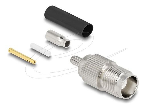 [91762] Delock Antennenanschluss - TNC (M) quetschen
