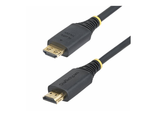 [HDMI2-CABLE-GRIP-3M] StarTech.com High Speed - HDMI-Kabel - HDMI männlich zu HDMI männlich - 3 m - abgeschirmt - Schwarz - halogenfrei, passiv, 4K60Hz-Unterstützung, 1440p (UWQHD)