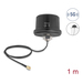 [81469] Delock 5G LTE GNSS WiFi 6 Antenne SMA Stecker 1.9 - omnidirektional - Omnidirektional - 3,3 dB