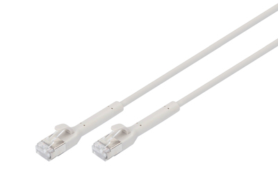[DK-1632-A-010B] DIGITUS CAT 6A F-FTP abwinkelbares Patchkabel, Kupfer, 1 m, grau