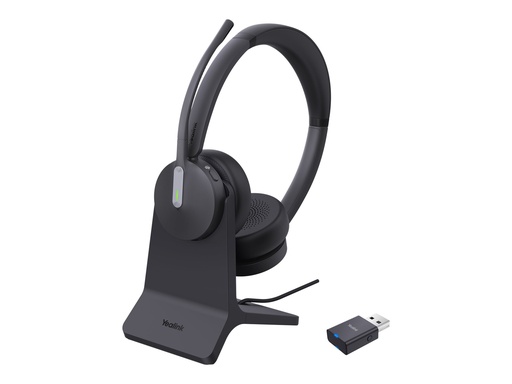 [1208736] Yealink Headset WH64 Workstation Dual - Headset - Kabellos