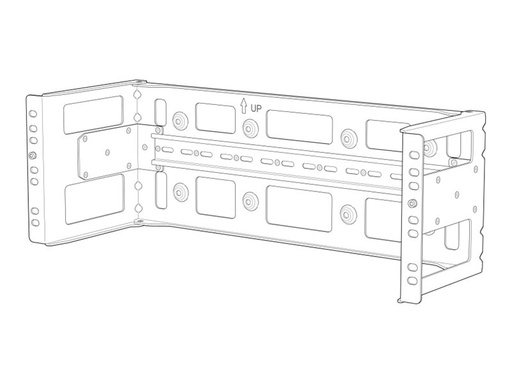 [EX4100-H-12-RM-DRK] Juniper Halterung - with DIN rail