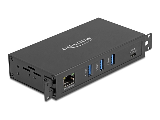 [64336] Delock USB 5Gbps Hub+RJ45 Gigabit LAN Host-Anschluss