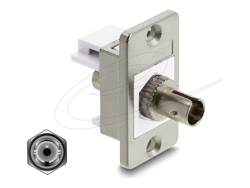 [91093] Delock Netzwerkkoppler - ST multi-mode (W)