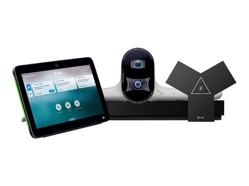 [A2QP0AA#AC3] Poly HP Poly G7500 No Radio or Power Cord - Videokonferenzsystem (Poly Studio E70 Kamera, Poly TC10 Touchcontroller, Poly G7500 Codec)