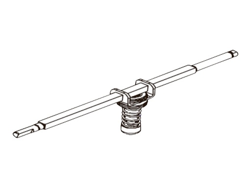 [G57187M] Zebra Schwenkbügel- und Knebeleinheit rechtshand