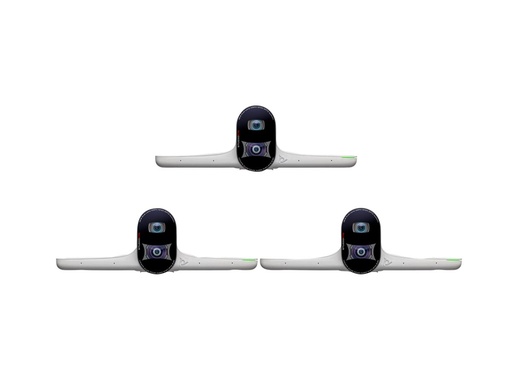 [9J6A5AA] Poly HP Poly Studio E70 - Zoom Room Intelligent Director Camera Kit - Videokonferenz-Leiste - Certified for Zoom Rooms Intelligent Director - weiß - power adapter included (Packung mit 3)