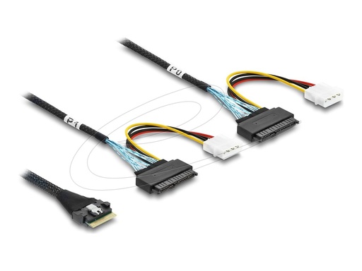 [82296] Delock Internes SAS-Kabel - 8i Slim SAS (SFF-8654)